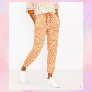 LOFT Lou & Grey Flower Cozy Cotton Terry Sweatpants